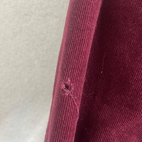 Cold Culture Burgundy Corduroy Sherpa Lined Jacket Small - Picture 8 of 9